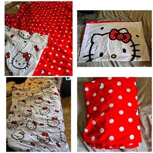 Hello kitty brand  twin bedding set
